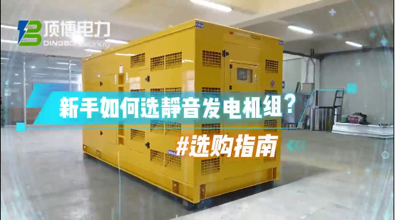 「視頻」新手如何選靜音柴油發電機組?